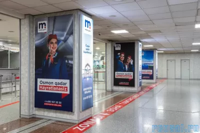 Реклама в аэропортах Ташкента | Узбекситана  REKLAMA AYRAPORT RA-4